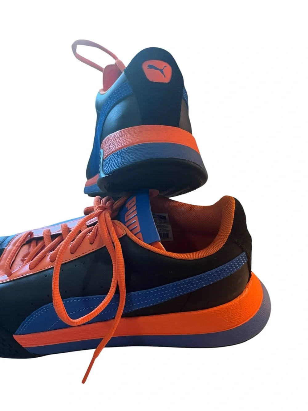 Puma Roma Basic Plus sawtooth rubber sole leather sneakers